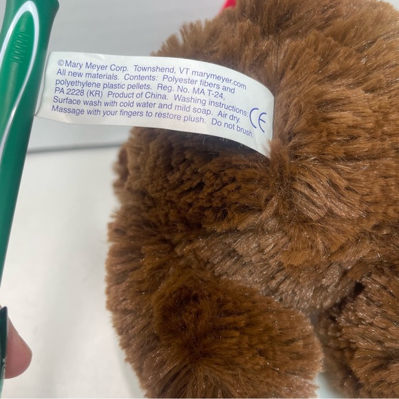 RARE RETIRED VHTF BNWT MINT MARY MEYER TINY BROWNIE BEAR ADORABLE GIFT - Picture 11 of 15